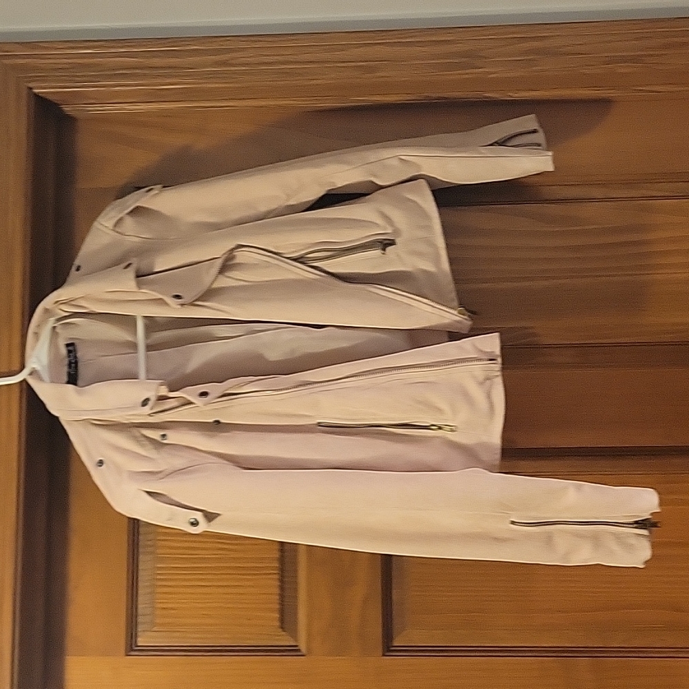 Light pink Moto jacket